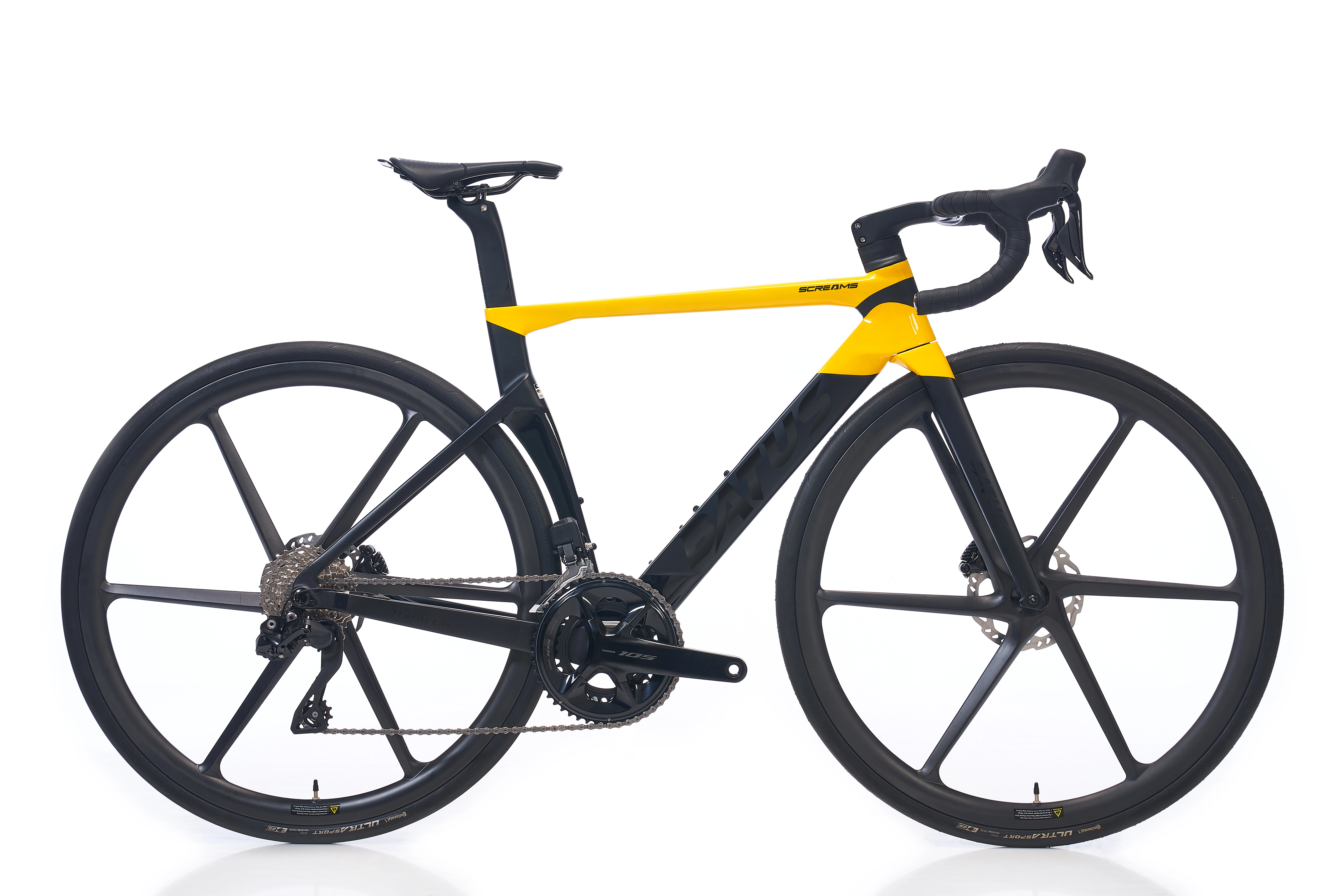 BATUS SCREAMS UCI YELLOW Profesyonel Yol Bisikleti